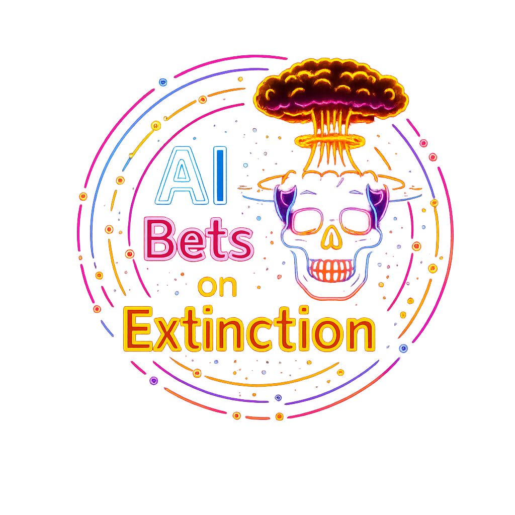 AI Bets on Extinction illustration